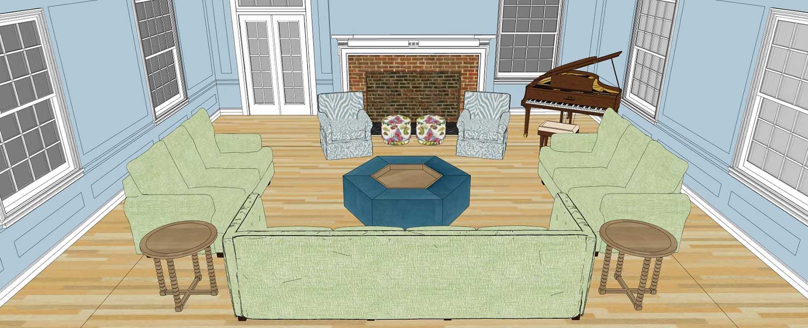 Interior Design Project in Westchester County NY by The Red Shutters