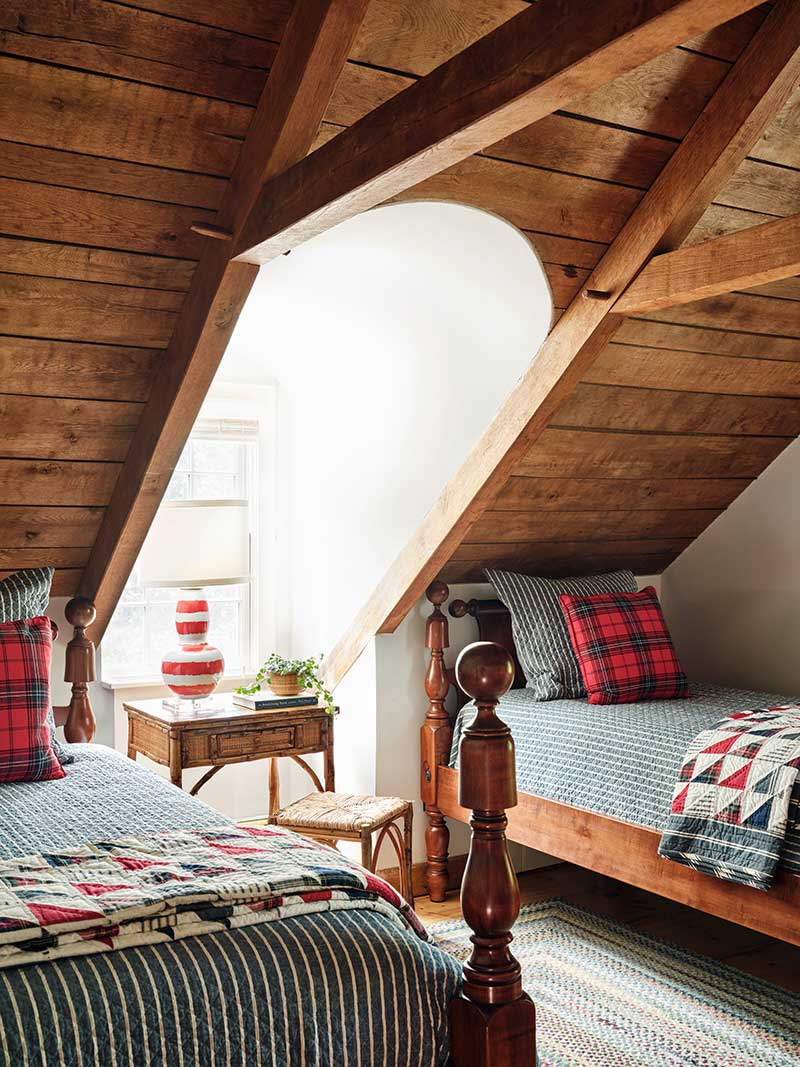 Children’s Bedroom in a Martha’s Vineyard Interior Design Project by The Red Shutters