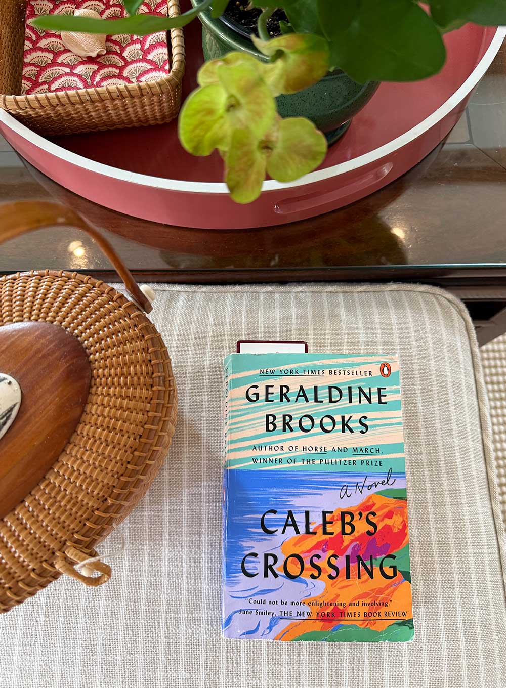 Photo of Caleb’s Crossing Book Which Takes Place on Martha’s Vineyard