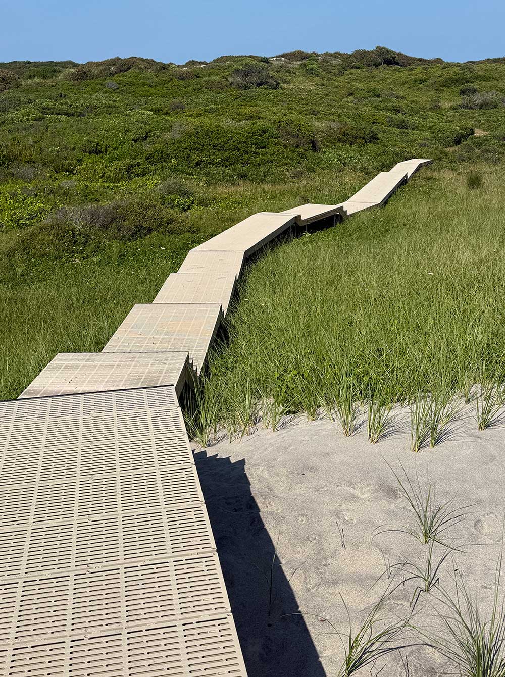 Walkway at Squibnocket Pond Reservation on Martha’s Vineyard