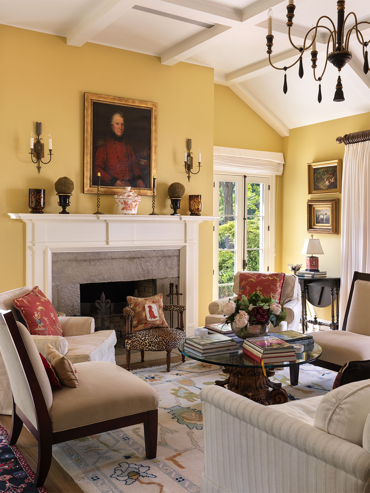 Living Room Slowly Decorated by The Red Shutters