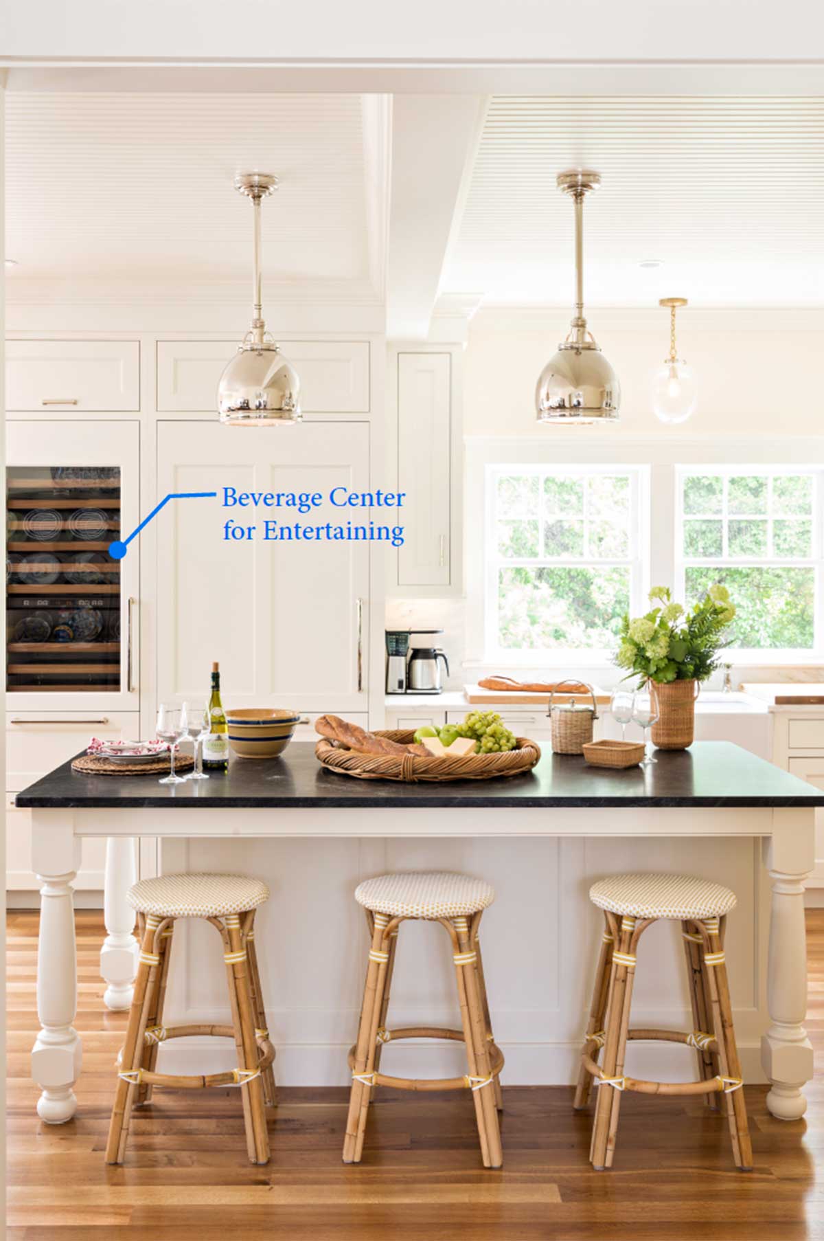Kitchen Design in a New England Home by The Red Shutters