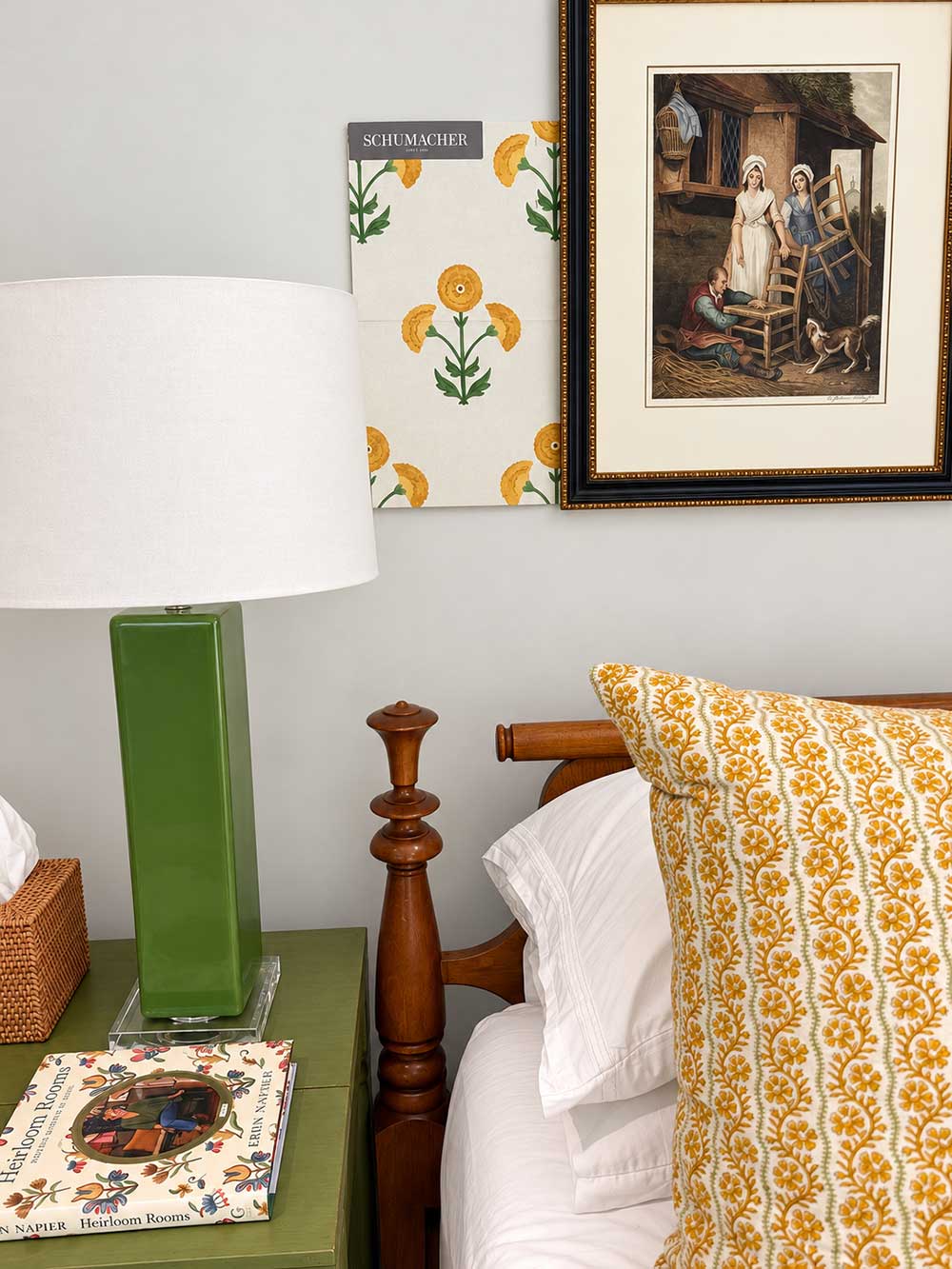 Choosing Wallpaper for Guest Bedroom on Martha's Vineyard.